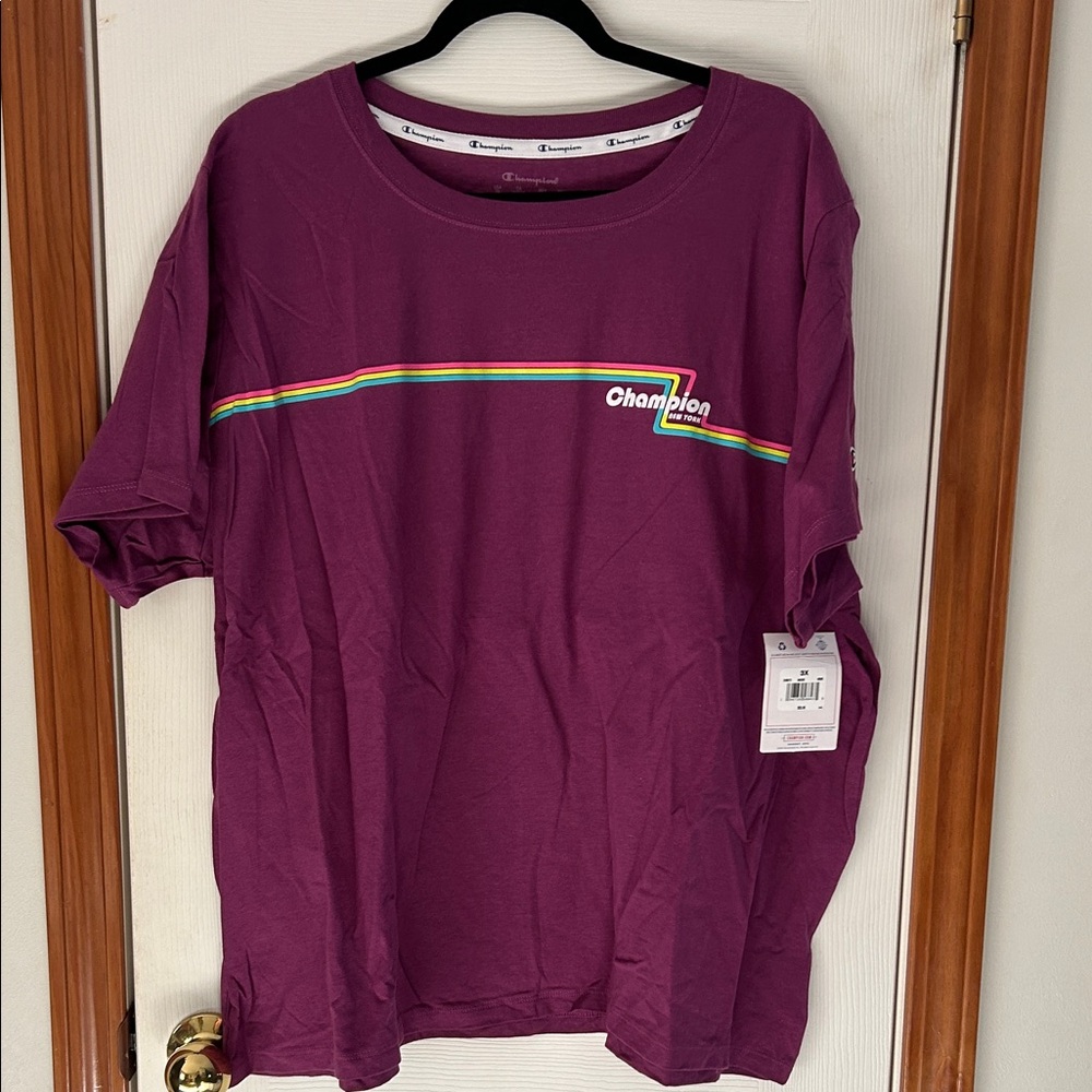 Champion T-Shirt in Rich Purple